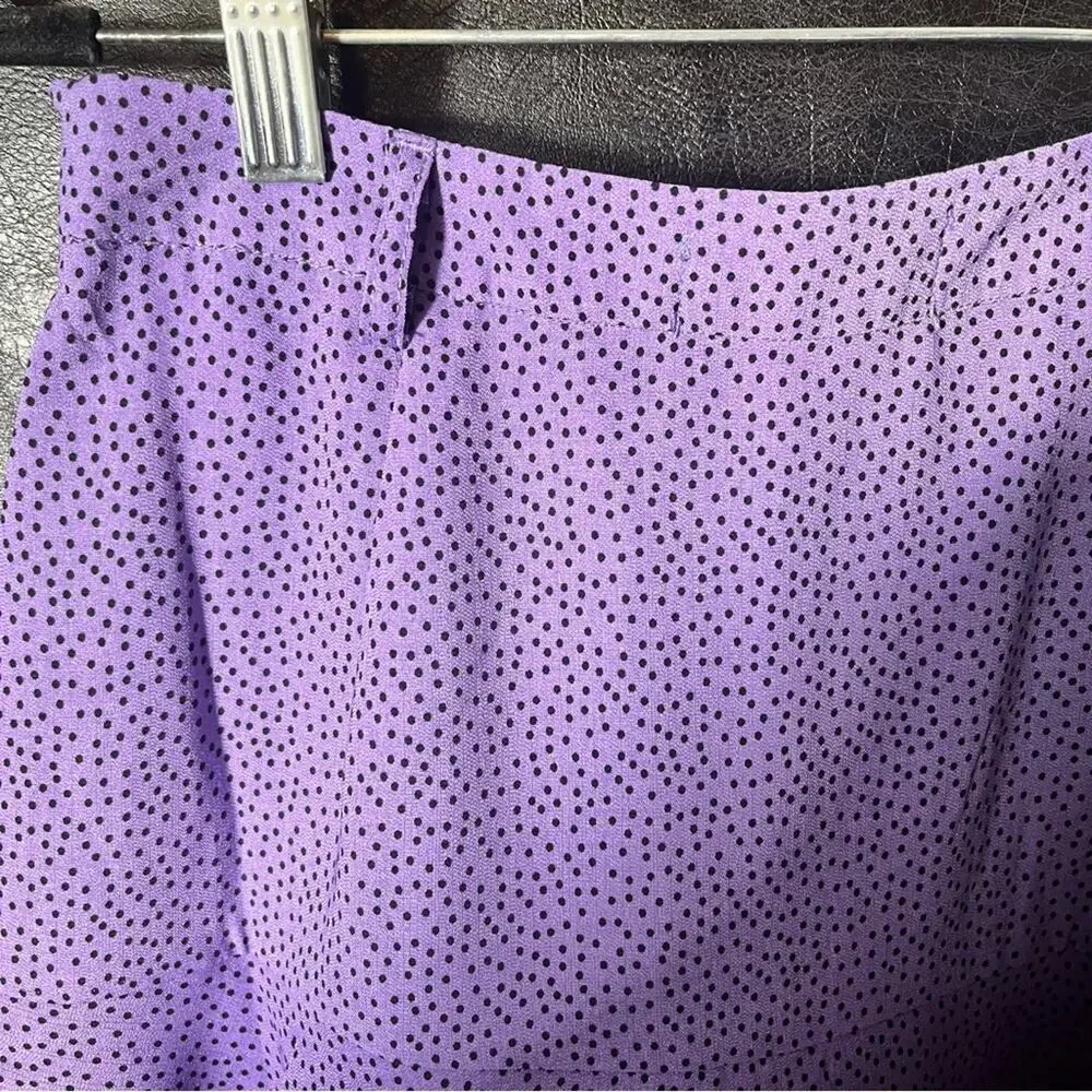 Love For Humanity Couture Purple‎ Dot Skort Size XS